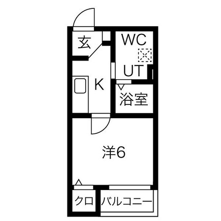 車道駅 徒歩10分 3階の物件間取画像